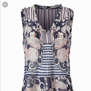 Peplum Blouse Paisley